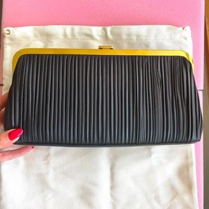 Mark Cross leather brand new clutch